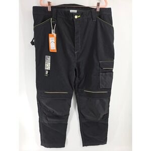Portwest PW3 Work Trousers Mens 38 Black T601 Kingsmill Cargo Knee Pad Pockets